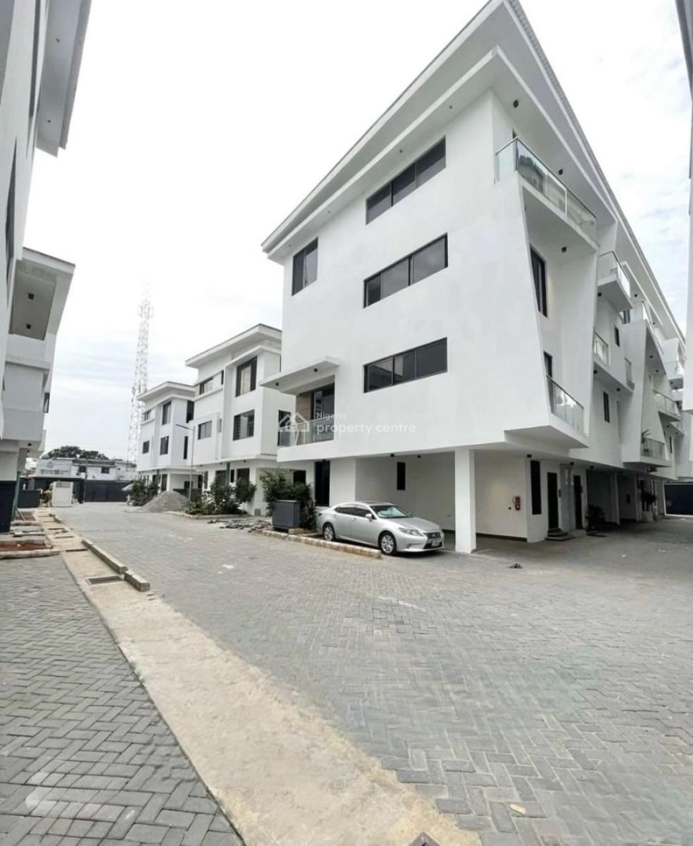 4 Bedroom Terraced Duplex with Bq, Gym and Pool in a Secured Estate, Old Ikoyi, Ikoyi, Lagos, Terraced Duplex for Rent