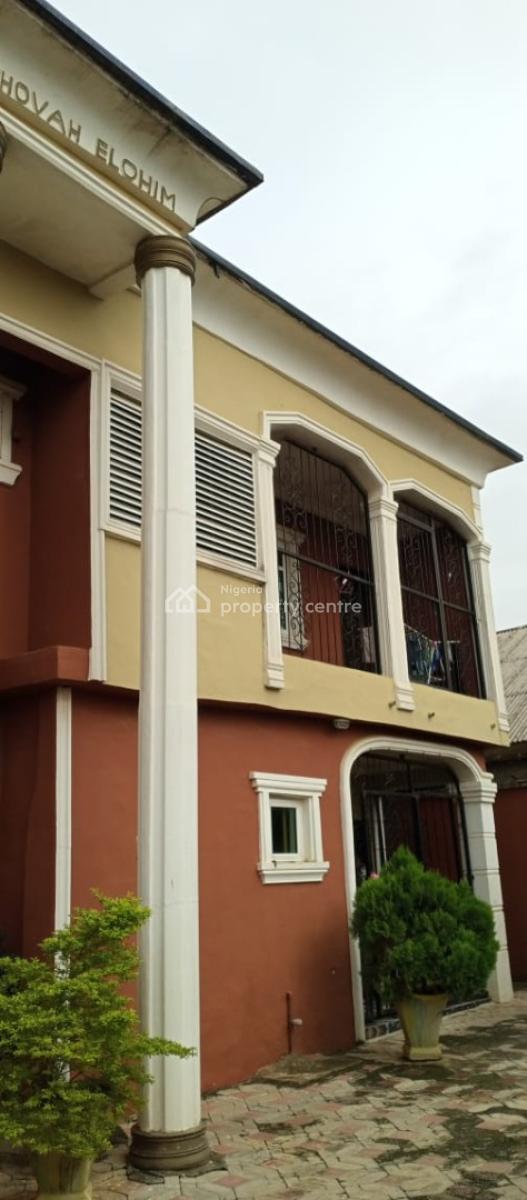 an Outstanding Beautiful 4 Bedroom Duplex on 60/60ft Inside  Estate, Meiran, Ekoro Road, Surulere Estate, Meiran, Agege, Lagos, House for Sale
