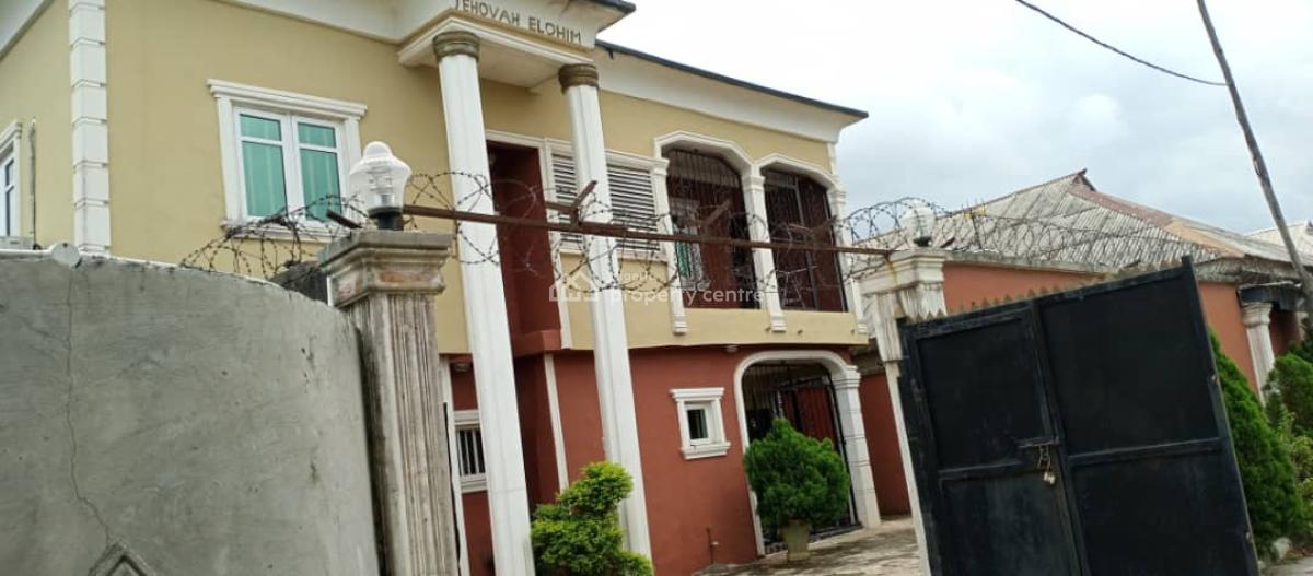 an Outstanding Beautiful 4 Bedroom Duplex on 60/60ft Inside  Estate, Meiran, Ekoro Road, Surulere Estate, Meiran, Agege, Lagos, House for Sale