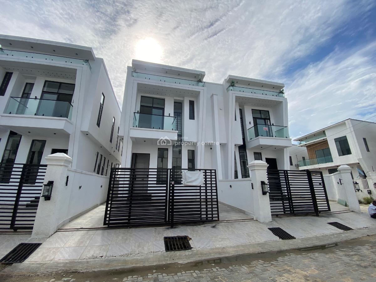 Exquisite 4 Bedroom Semi Detached House with Bq, Ajah, Ajah, Lagos, Semi-detached Duplex for Sale