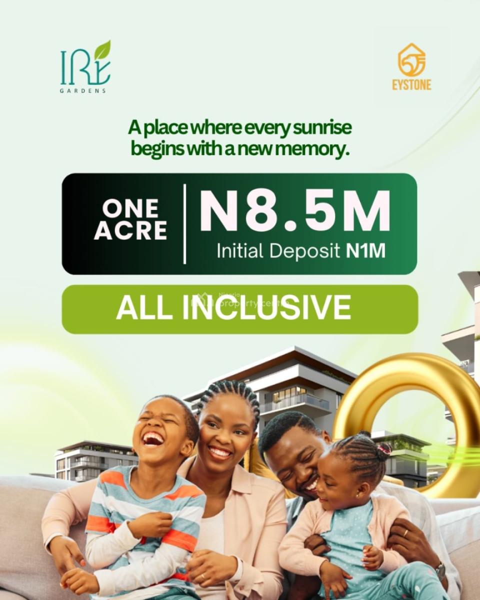 Cheap Acres/ Hectares of Dry Land for Residential Land, Ire Garden Estate, Obafemi Owode, Ogun, Land for Sale