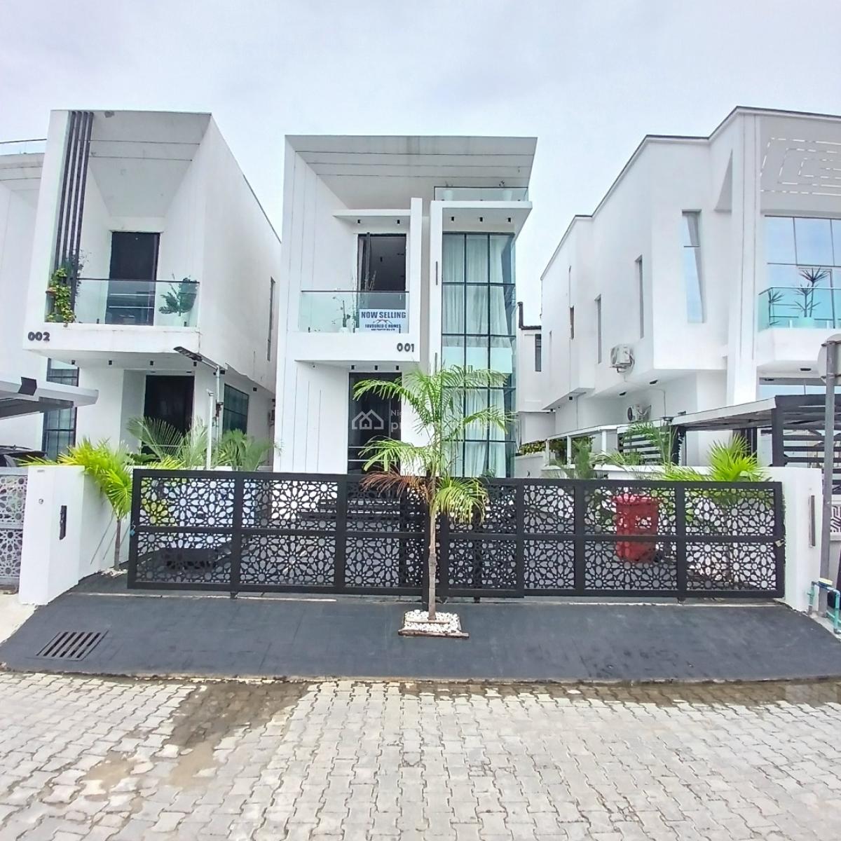 Furnished 5 Bedroom Detached Duplex with Swimming Pool,bq, Chevron Drive,chevron, Lekki, Lagos, Detached Duplex for Sale