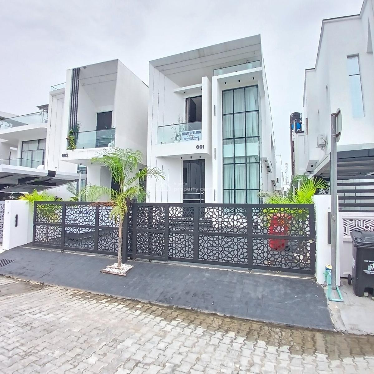 Furnished 5 Bedroom Detached Duplex with Swimming Pool,bq, Chevron Drive,chevron, Lekki, Lagos, Detached Duplex for Sale