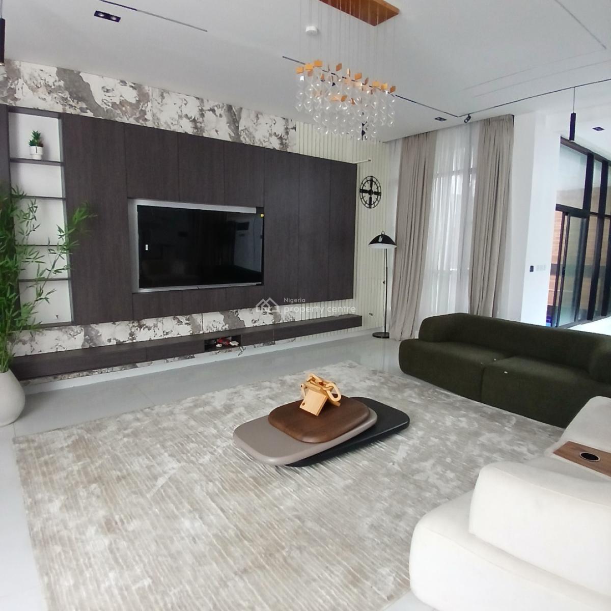 Furnished 5 Bedroom Detached Duplex with Swimming Pool,bq, Chevron Drive,chevron, Lekki, Lagos, Detached Duplex for Sale