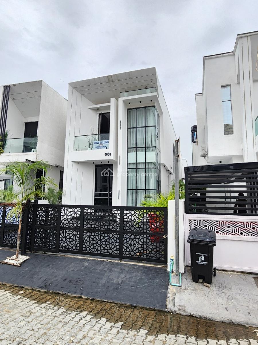 Nicely Built Furnished 5 Bedroom Detached Duplex + Bq, Pool, Chevron, Lekki, Lagos, Detached Duplex for Sale