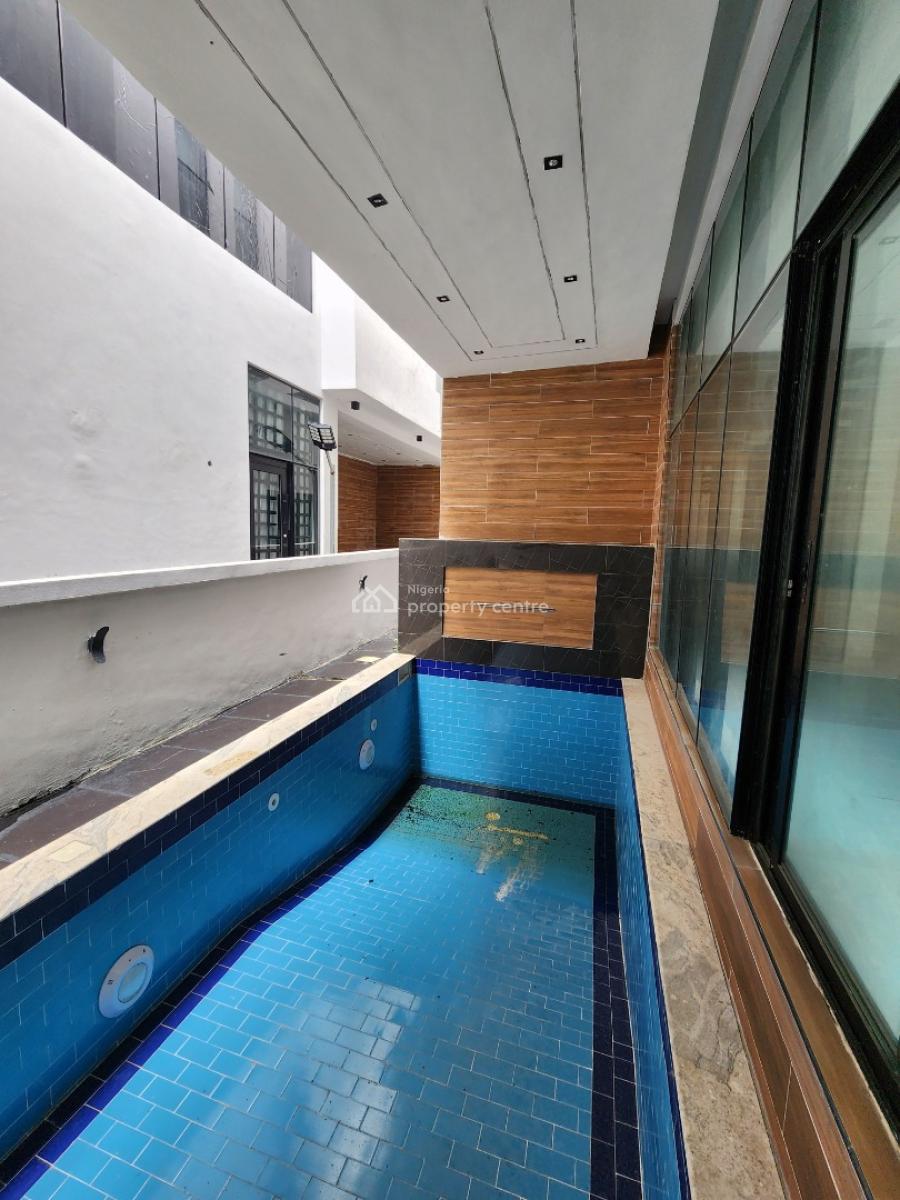Nicely Built Furnished 5 Bedroom Detached Duplex + Bq, Pool, Chevron, Lekki, Lagos, Detached Duplex for Sale