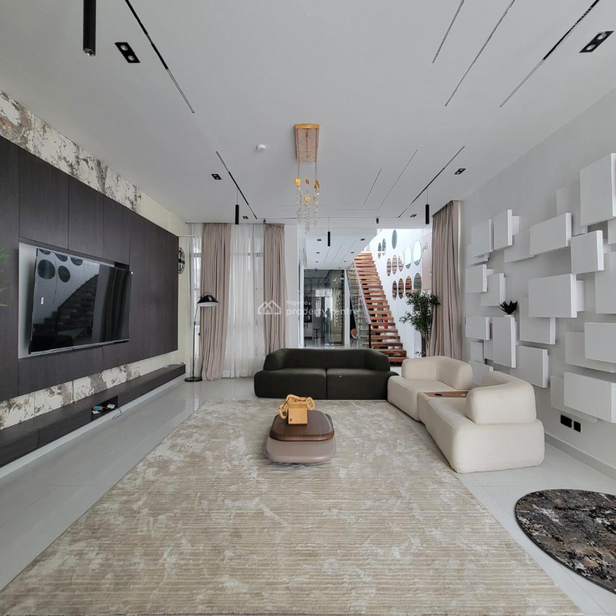 Luxurious 5bedroom Duplex with a Bq and a Pool, Chevron Toll Gate, Lekki, Lagos, Detached Duplex for Sale