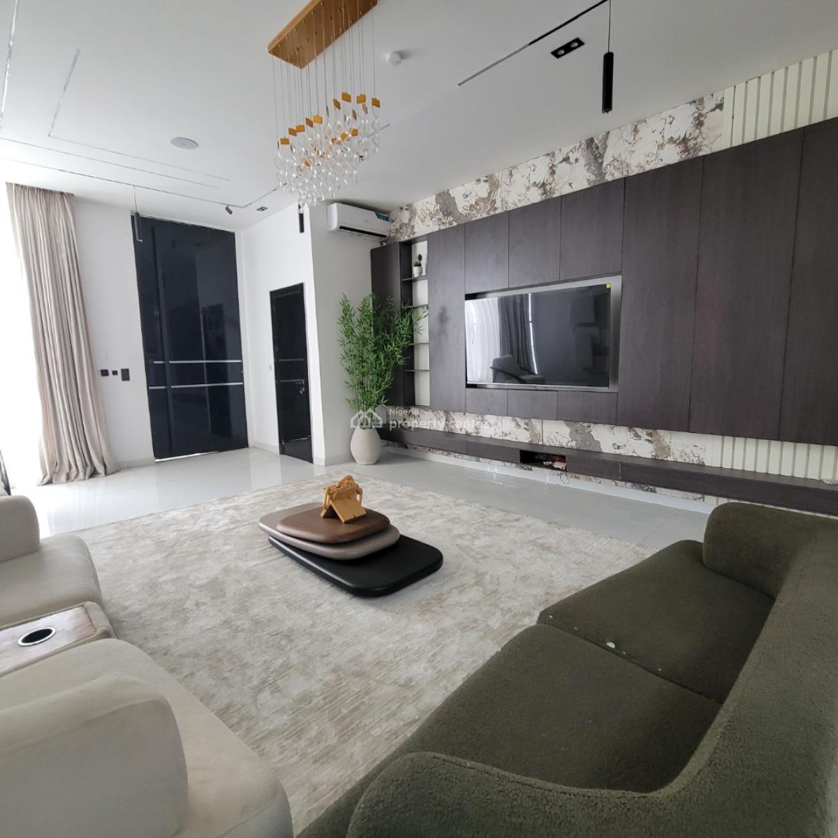 Luxurious 5bedroom Duplex with a Bq and a Pool, Chevron Toll Gate, Lekki, Lagos, Detached Duplex for Sale