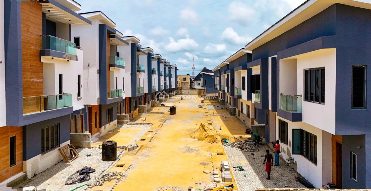 3 Bedroom Terrace Units, Oko Ado, Behind Lbs, Sangotedo, Ajah, Lagos, Terraced Duplex for Sale