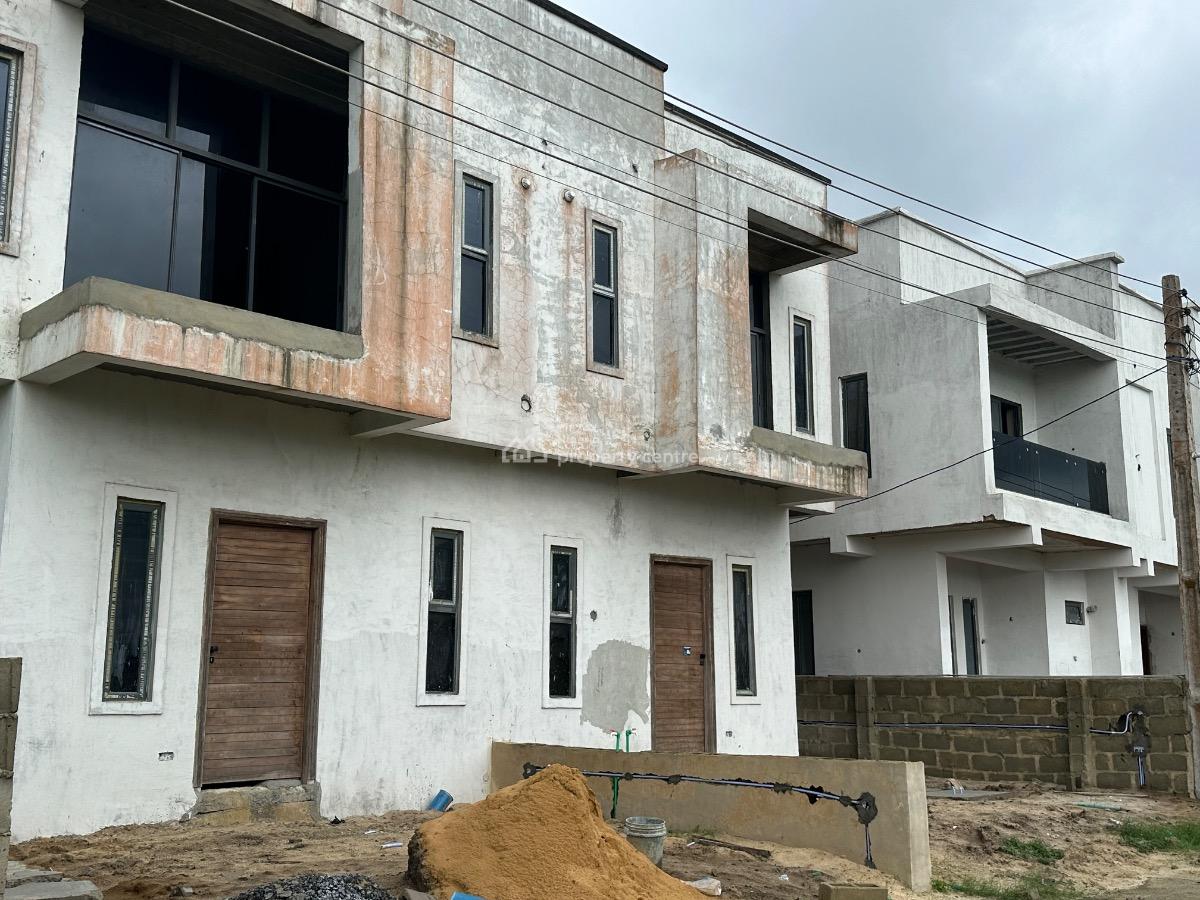 Semifinished 3 Bedroom Semidetached Duplex + Bq, Meridian Park Estate, Awoyaya, Ibeju Lekki, Lagos, Semi-detached Duplex for Sale