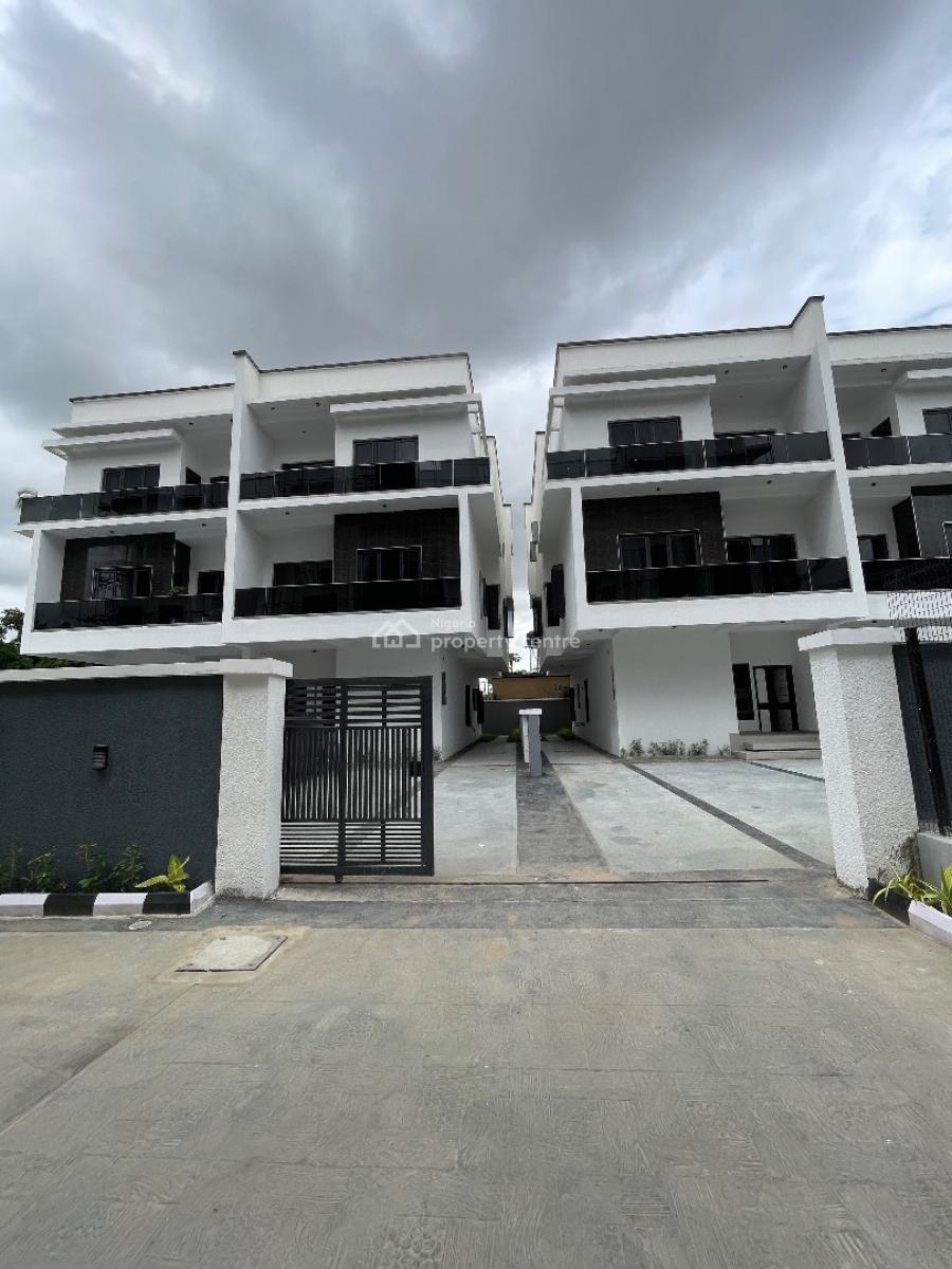 Newly Built Spacious 5 Bedroom Semi Detached Duplex+bq, Marriott Hotel, Ikeja Golf Club, Radisson Blu Anchorage, Legend Hotel Lagos Airport, Ikeja Gra, Ikeja, Lagos, Semi-detached Duplex for Sale