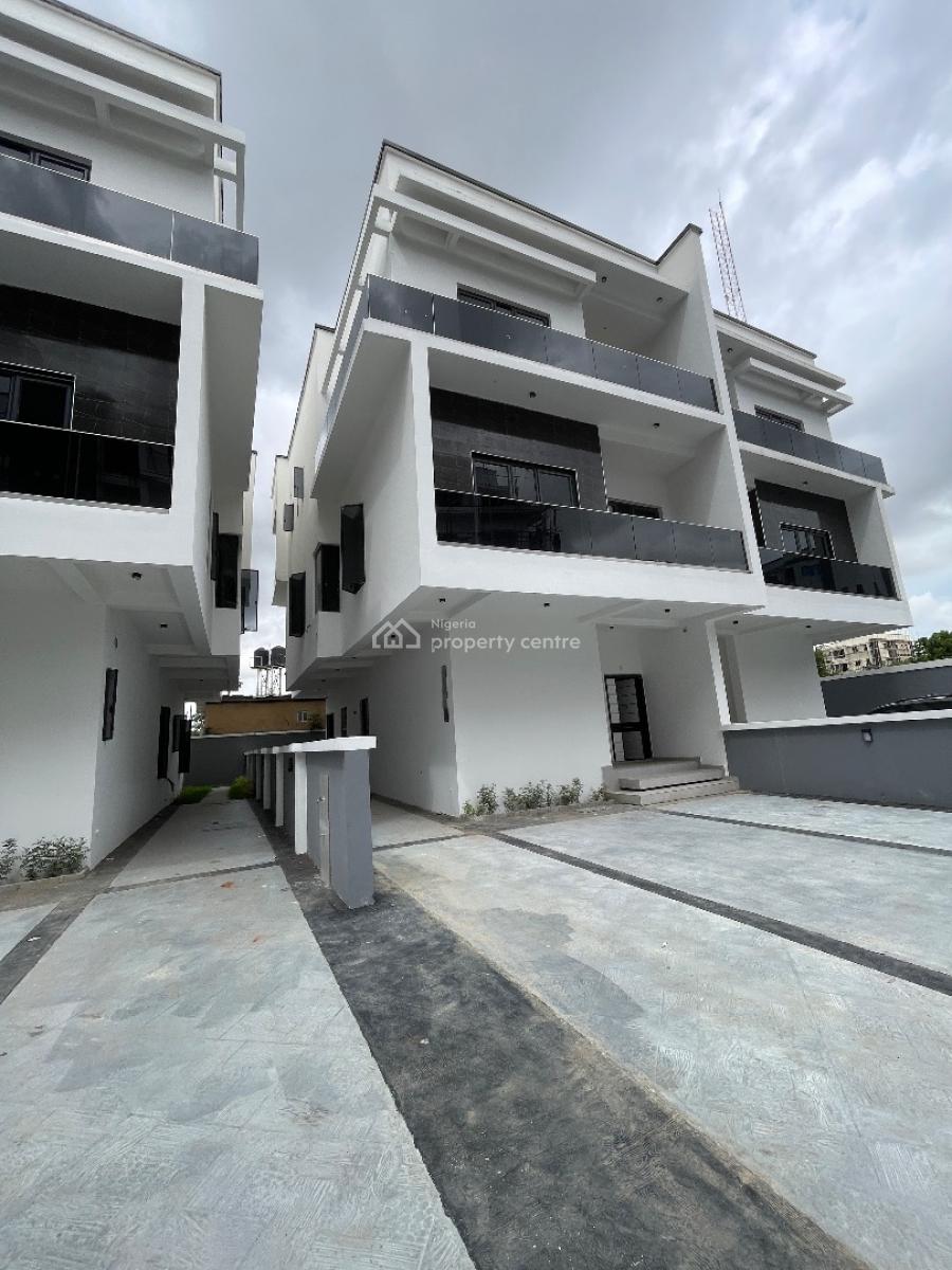 Newly Built Spacious 5 Bedroom Semi Detached Duplex+bq, Marriott Hotel, Ikeja Golf Club, Radisson Blu Anchorage, Legend Hotel Lagos Airport, Ikeja Gra, Ikeja, Lagos, Semi-detached Duplex for Sale
