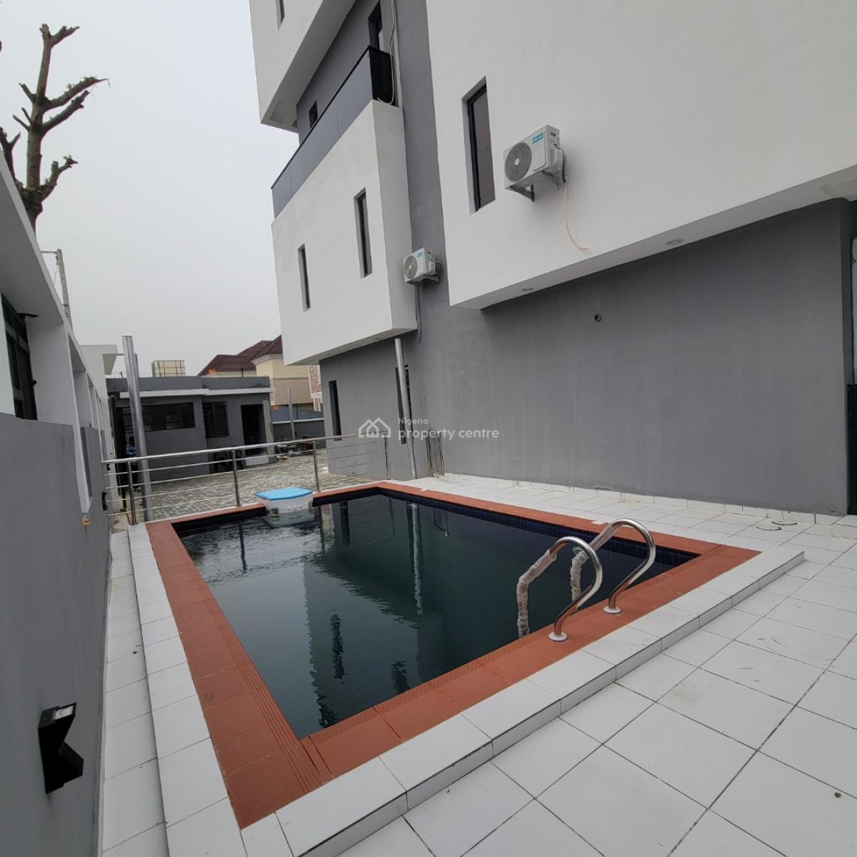 Magnificent 3 Bedroom Maisonette with a Pool,bq, Lekki Phase 1, Lekki, Lagos, House for Sale