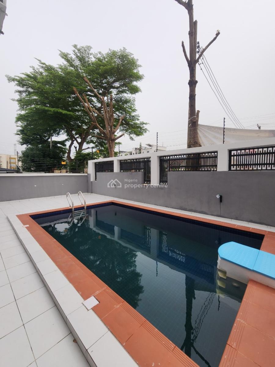 Luxury 3 Bedroom Maisonette + Bq, Swimming Pool in a Secured Estate, Lekki Phase 1, Lekki, Lagos, Flat / Apartment for Sale