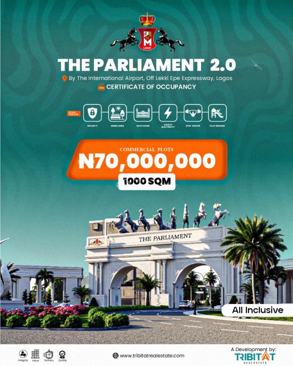 Good Land Investment in an Airport Area, Parliament 2.0, By The Lekki International Airport, Off Lekki-epe Expr, Ibeju Lekki, Lagos, Residential Land for Sale