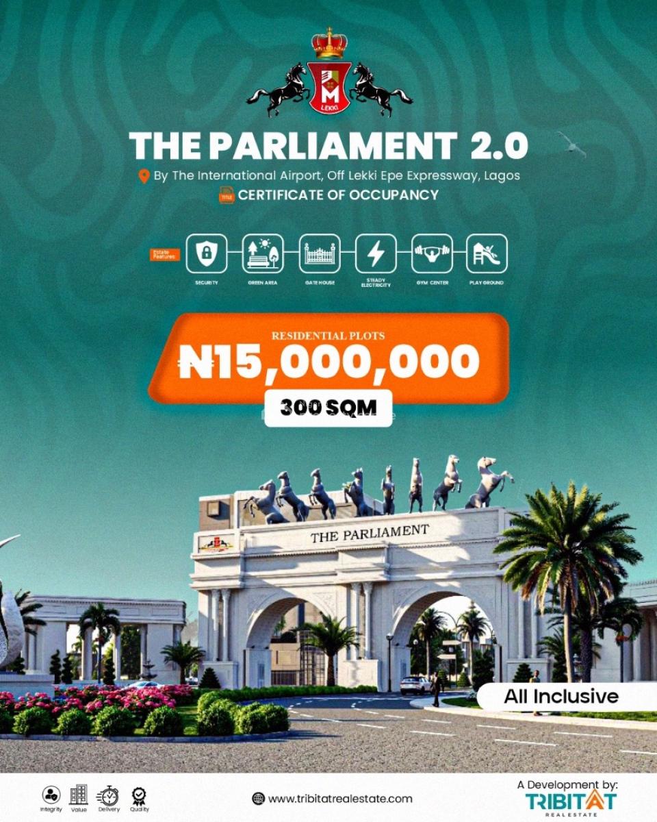 Good Land Investment in an Airport Area, Parliament 2.0, By The Lekki International Airport, Off Lekki-epe Expr, Ibeju Lekki, Lagos, Residential Land for Sale