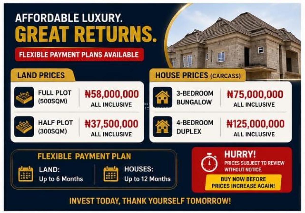 C of O  Land, Treasure Hilltop Estate, Alagbado, Ifako-ijaiye, Lagos, Residential Land for Sale