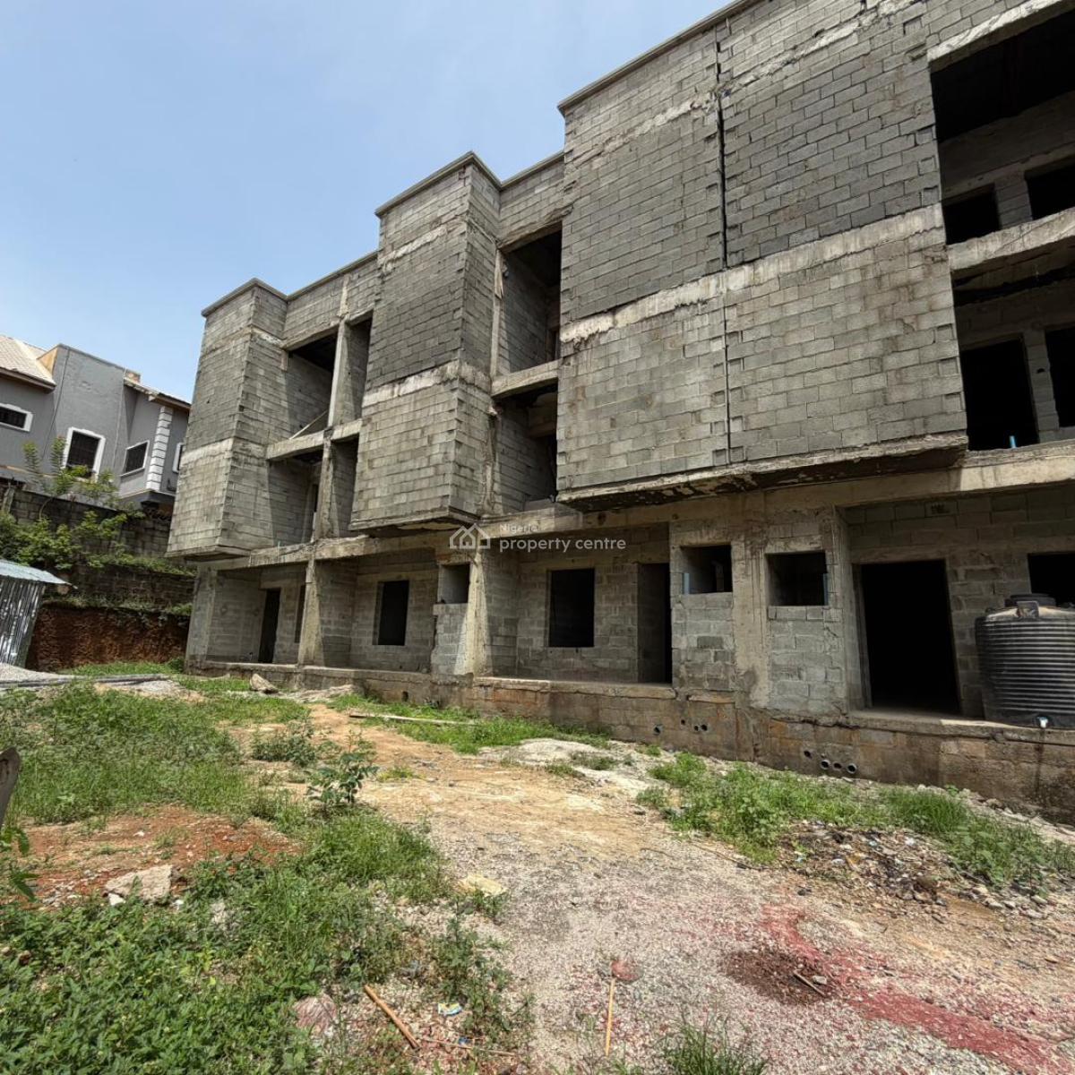 Massive Advanced Carcass 4 Bedroom Duplex with Bq & Exceptional Space, Off Ngozi Okonjo Iweala Way, Mabushi, Abuja, Terraced Duplex for Sale