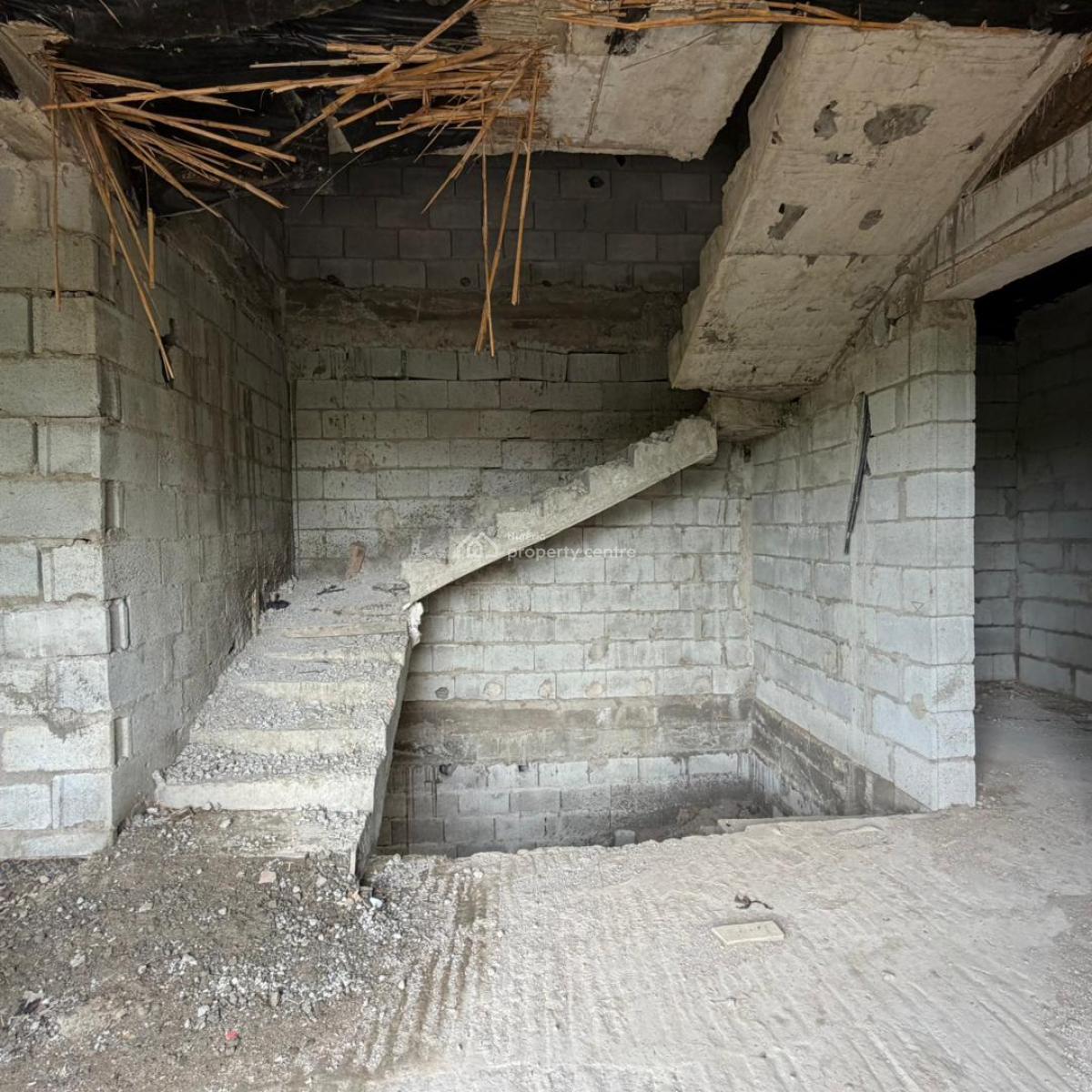 Massive Advanced Carcass 4 Bedroom Duplex with Bq & Exceptional Space, Off Ngozi Okonjo Iweala Way, Mabushi, Abuja, Terraced Duplex for Sale