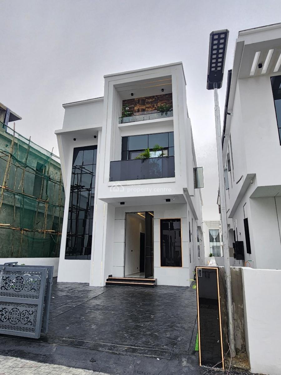 Luxury 5 Bedroom Detached Duplex + Bq, Pool, in a Secured Estate, Chevron Toll Gate, Lekki Conservation, Lekki, Lagos, Detached Duplex for Sale