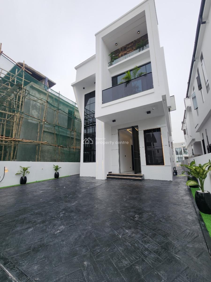 Luxury 5 Bedroom Detached Duplex + Bq, Pool, in a Secured Estate, Chevron Toll Gate, Lekki Conservation, Lekki, Lagos, Detached Duplex for Sale