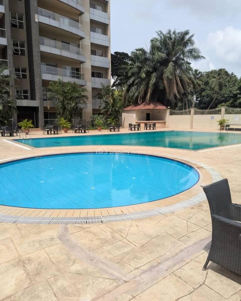Ocean View 3 Bedroom Serviced Apartment with 1 Room Savants Quarters a, Banana Island, Ikoyi, Lagos, Flat / Apartment for Rent