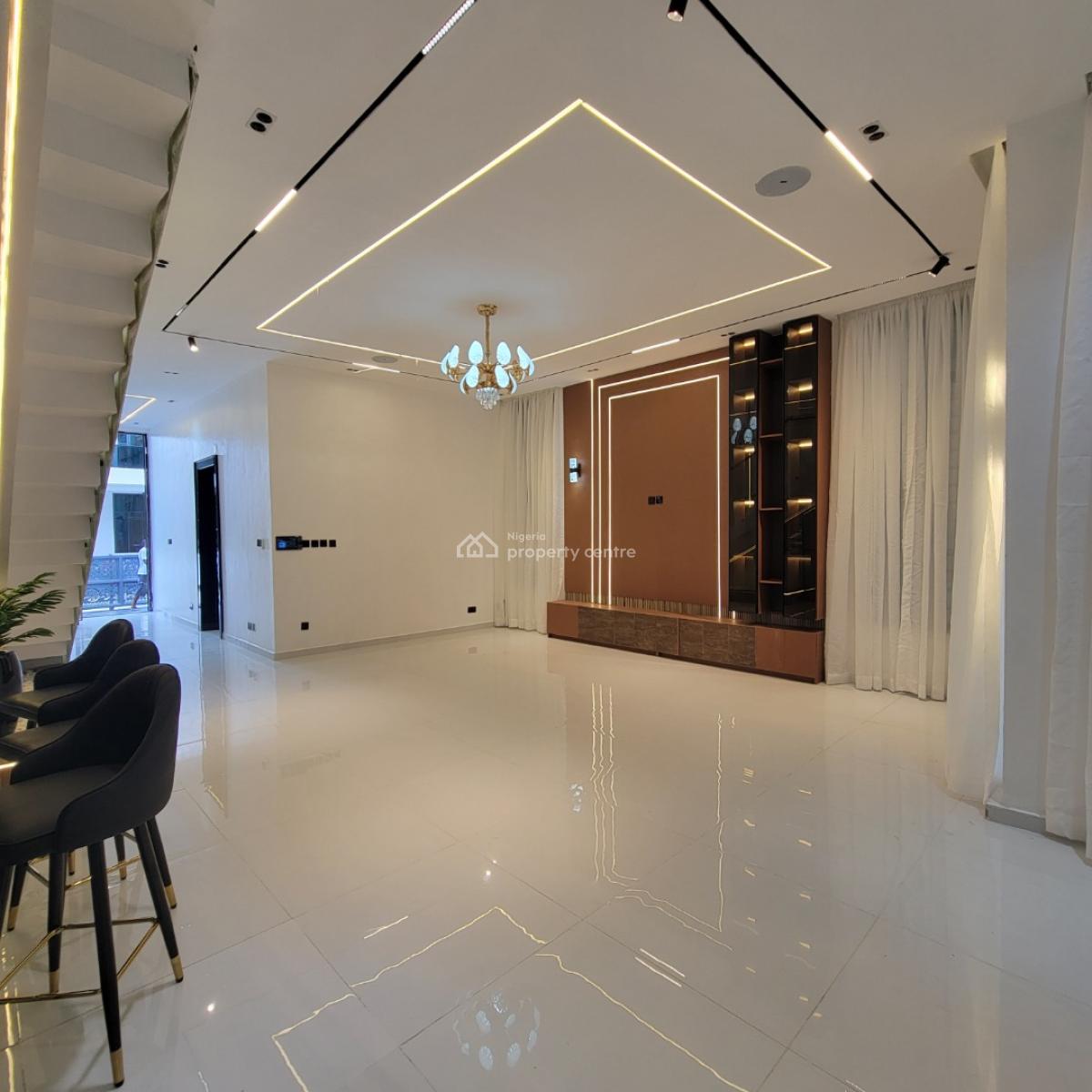 Gorgeous 5bedroom Duplex with a Bq and a Pool, Chevron, Lekki, Lagos, Detached Duplex for Sale