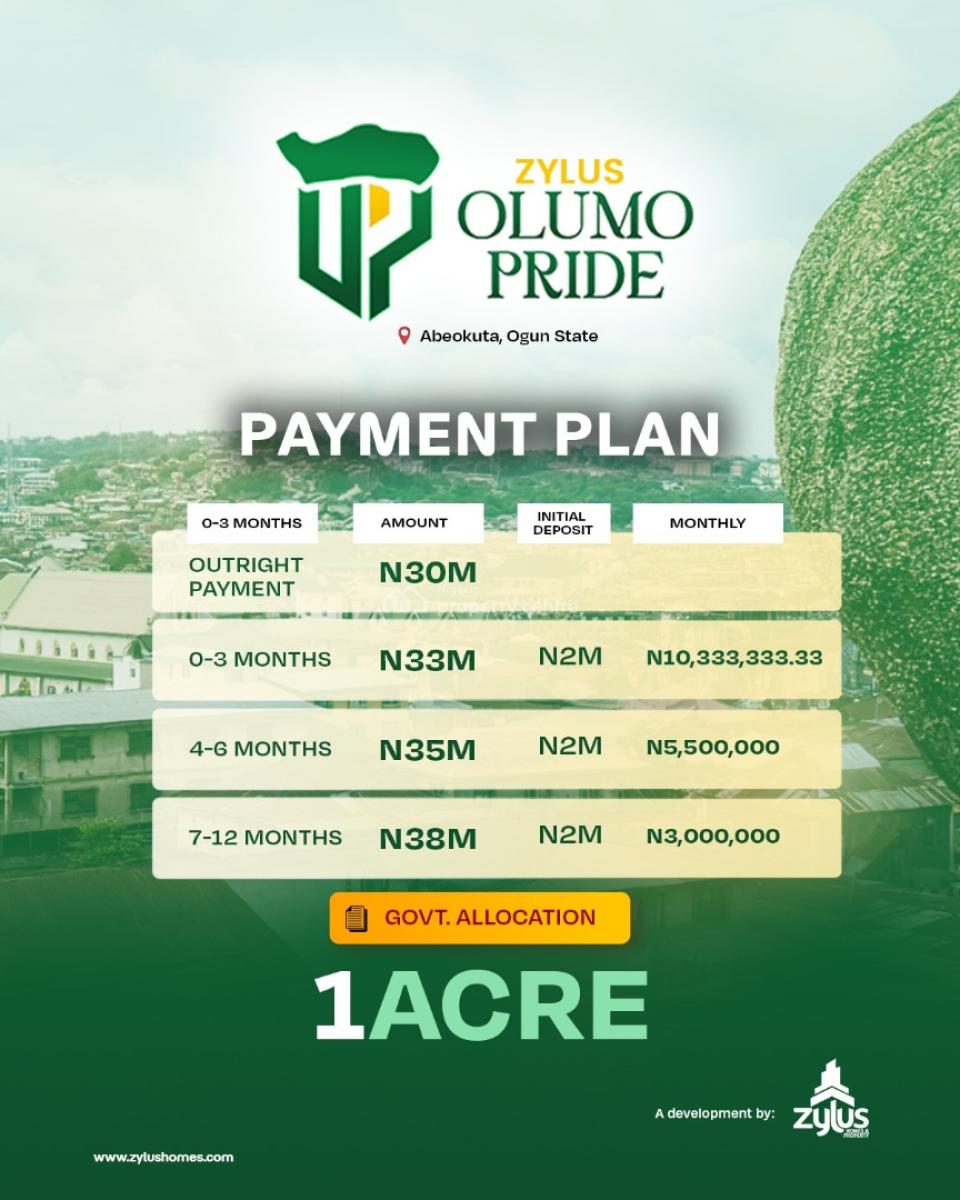 Luxury Land with Government Allocation, Close to Ogun State Housing Cooperation, Abeokuta North, Ogun, Residential Land for Sale