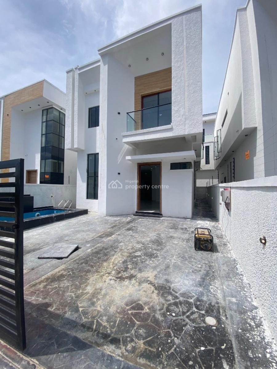 Newly Built 4 Bed Duplex with Swimming Pool, Chevron, Lekki, Lagos, Detached Duplex for Sale