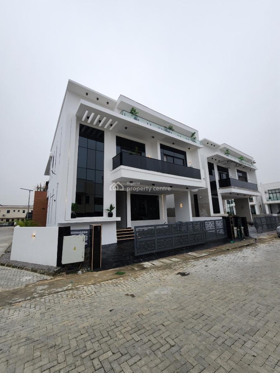 Contemporary 5 Bedroom Detached Duplex + Bq, Pool, Chevron Toll Gate, Lekki Conservation, Lekki, Lagos, Detached Duplex for Sale
