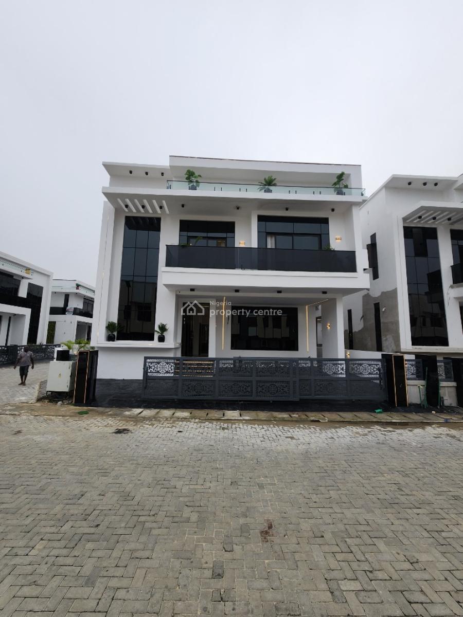 Contemporary 5 Bedroom Detached Duplex + Bq, Pool, Chevron Toll Gate, Lekki Conservation, Lekki, Lagos, Detached Duplex for Sale