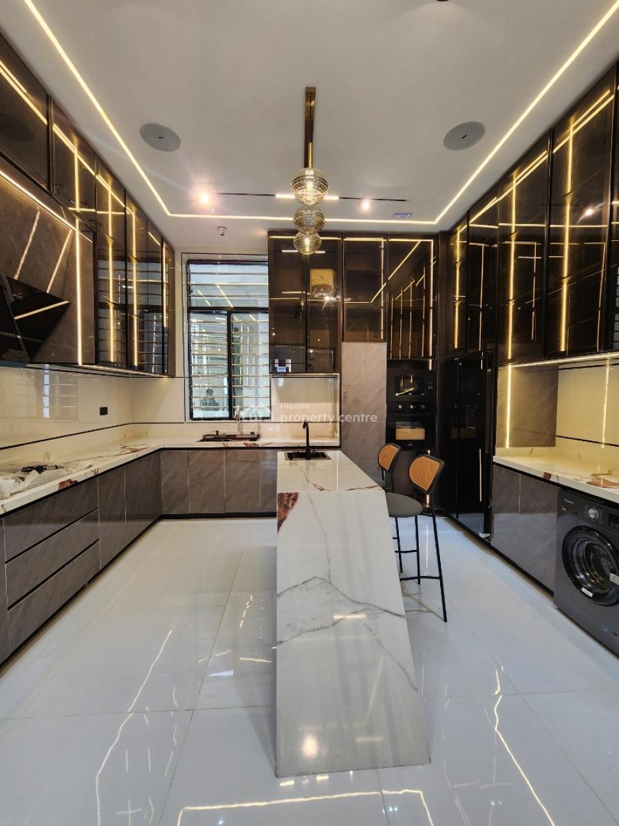 Contemporary 5 Bedroom Detached Duplex + Bq, Pool, Chevron Toll Gate, Lekki Conservation, Lekki, Lagos, Detached Duplex for Sale