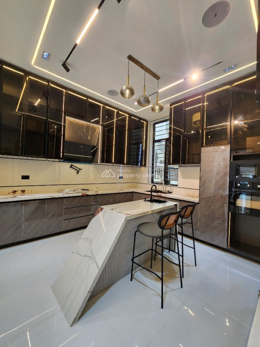Contemporary 5 Bedroom Detached Duplex + Bq, Pool, Chevron Toll Gate, Lekki Conservation, Lekki, Lagos, Detached Duplex for Sale