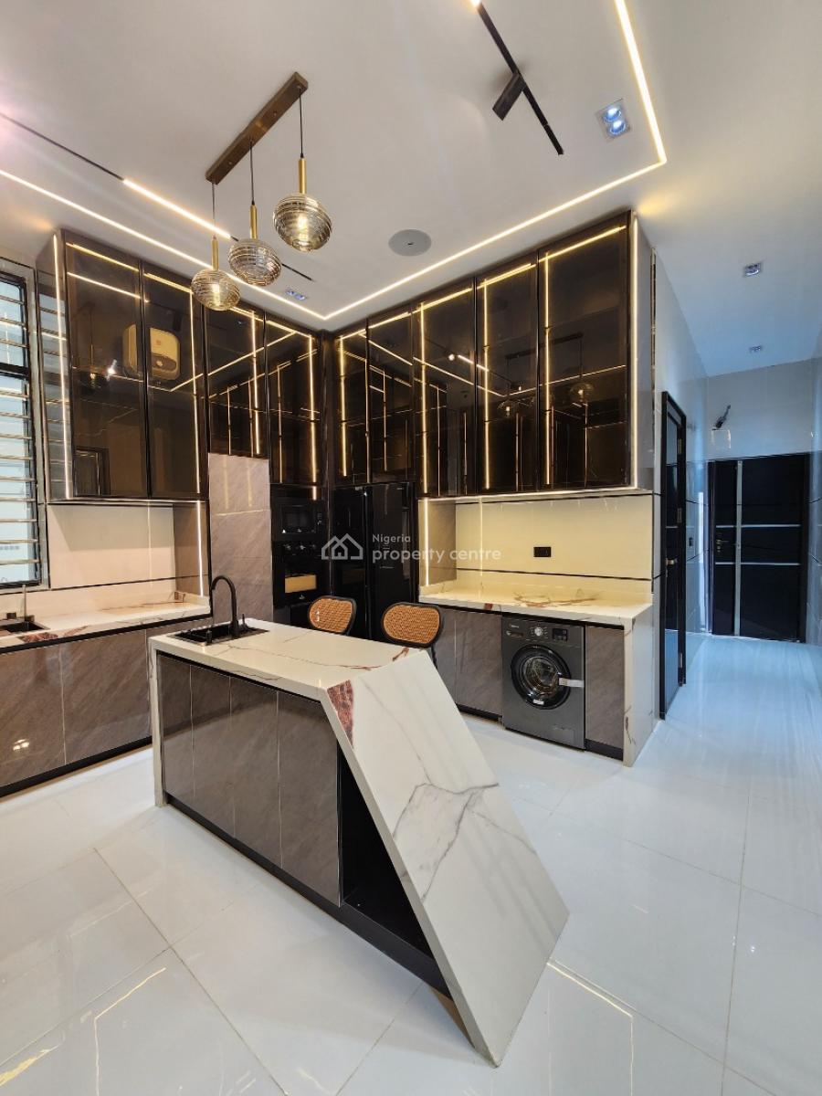 Contemporary 5 Bedroom Detached Duplex + Bq, Pool, Chevron Toll Gate, Lekki Conservation, Lekki, Lagos, Detached Duplex for Sale