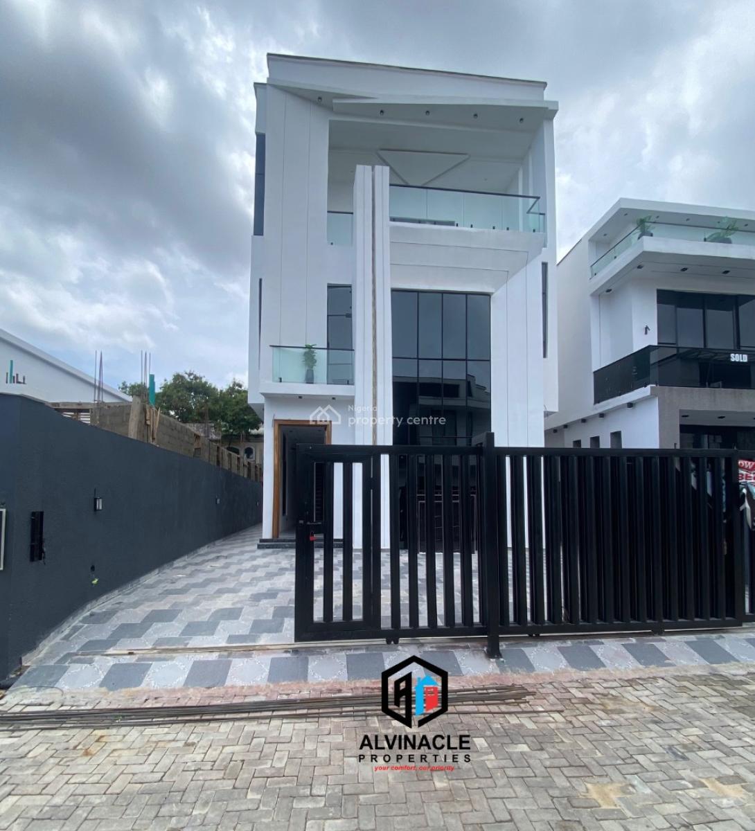 Newly Built 6 Bedroom Duplex with Study Room, Chevron, Lekki, Lagos, Detached Duplex for Sale