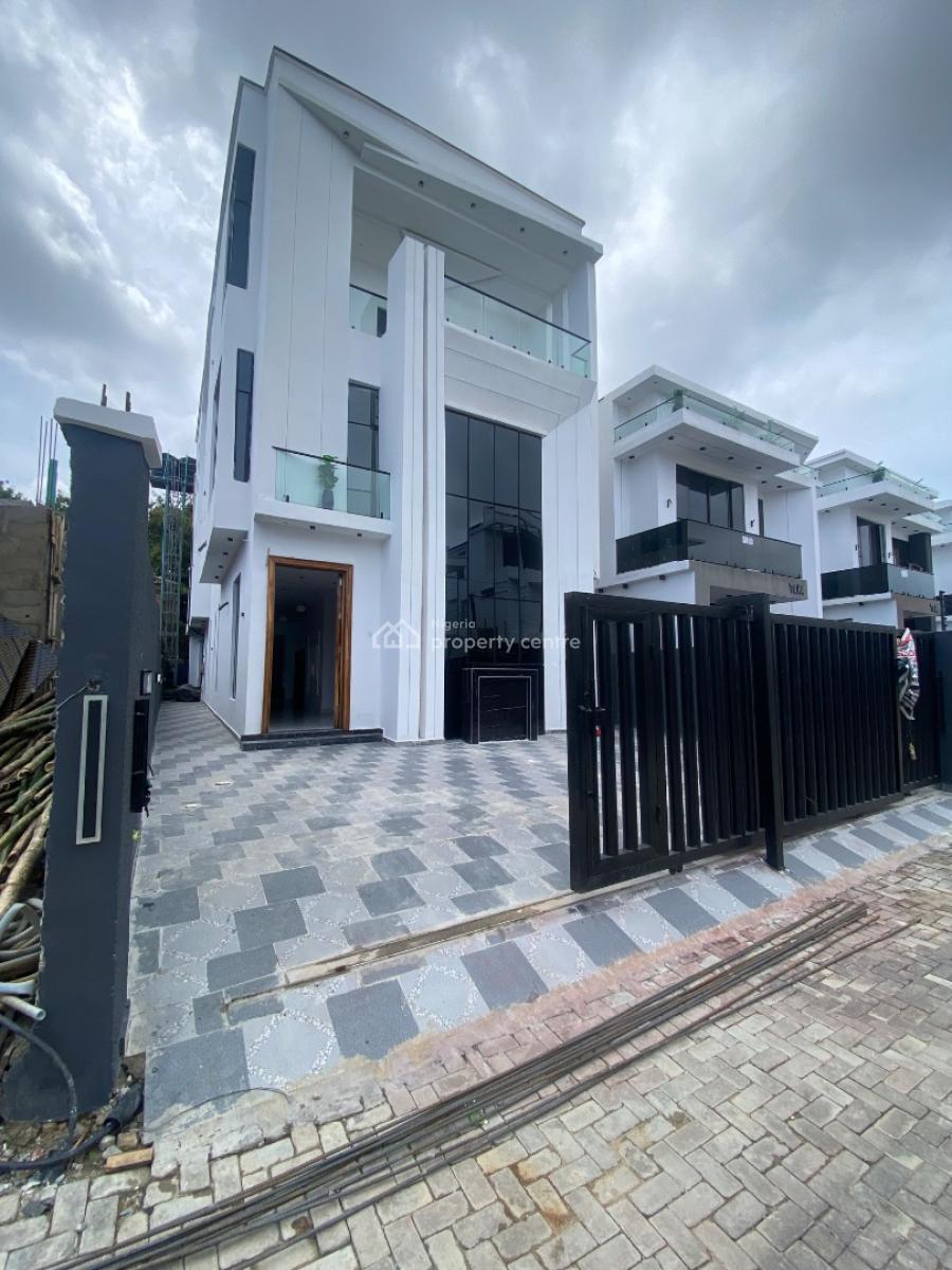 Newly Built 6 Bedroom Duplex with Study Room, Chevron, Lekki, Lagos, Detached Duplex for Sale