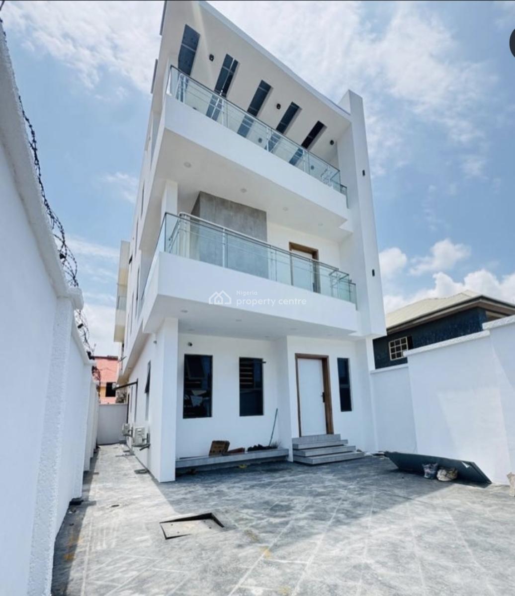 Self Service 4bedroom Semi Detached Duplex with Bq, Lekki Phase 1, Lekki, Lagos, Semi-detached Duplex for Rent
