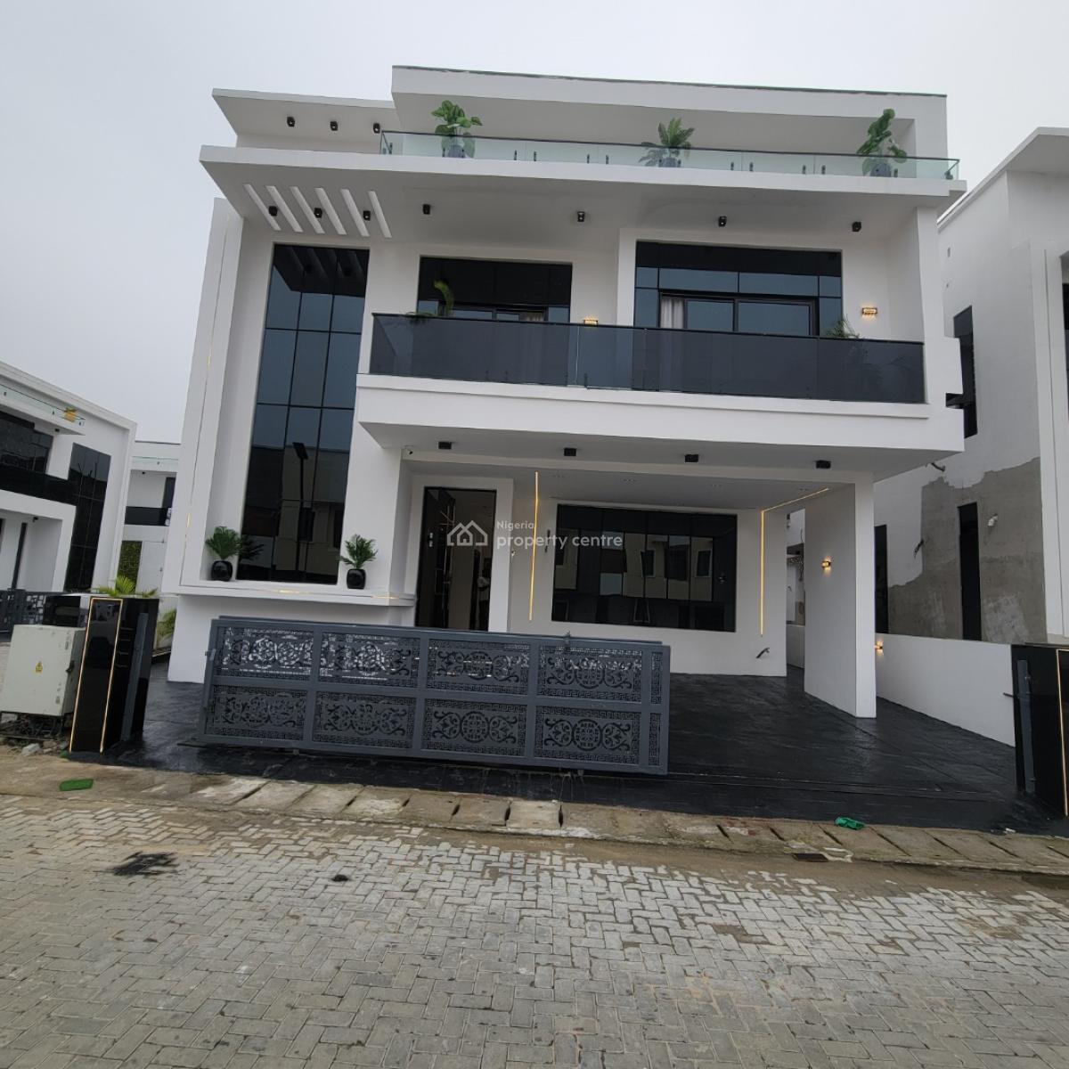 Majestic 5 Bedroom Duplex with a Bq and a Pool, Chevron, Lekki, Lagos, House for Sale