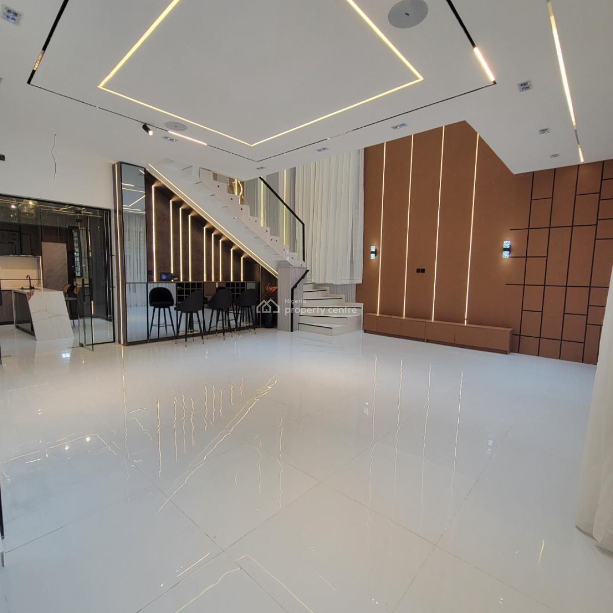 Majestic 5 Bedroom Duplex with a Bq and a Pool, Chevron, Lekki, Lagos, House for Sale