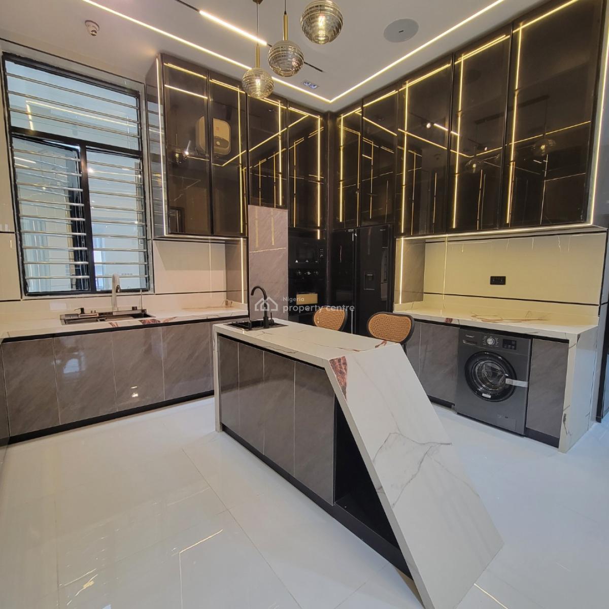Majestic 5 Bedroom Duplex with a Bq and a Pool, Chevron, Lekki, Lagos, House for Sale