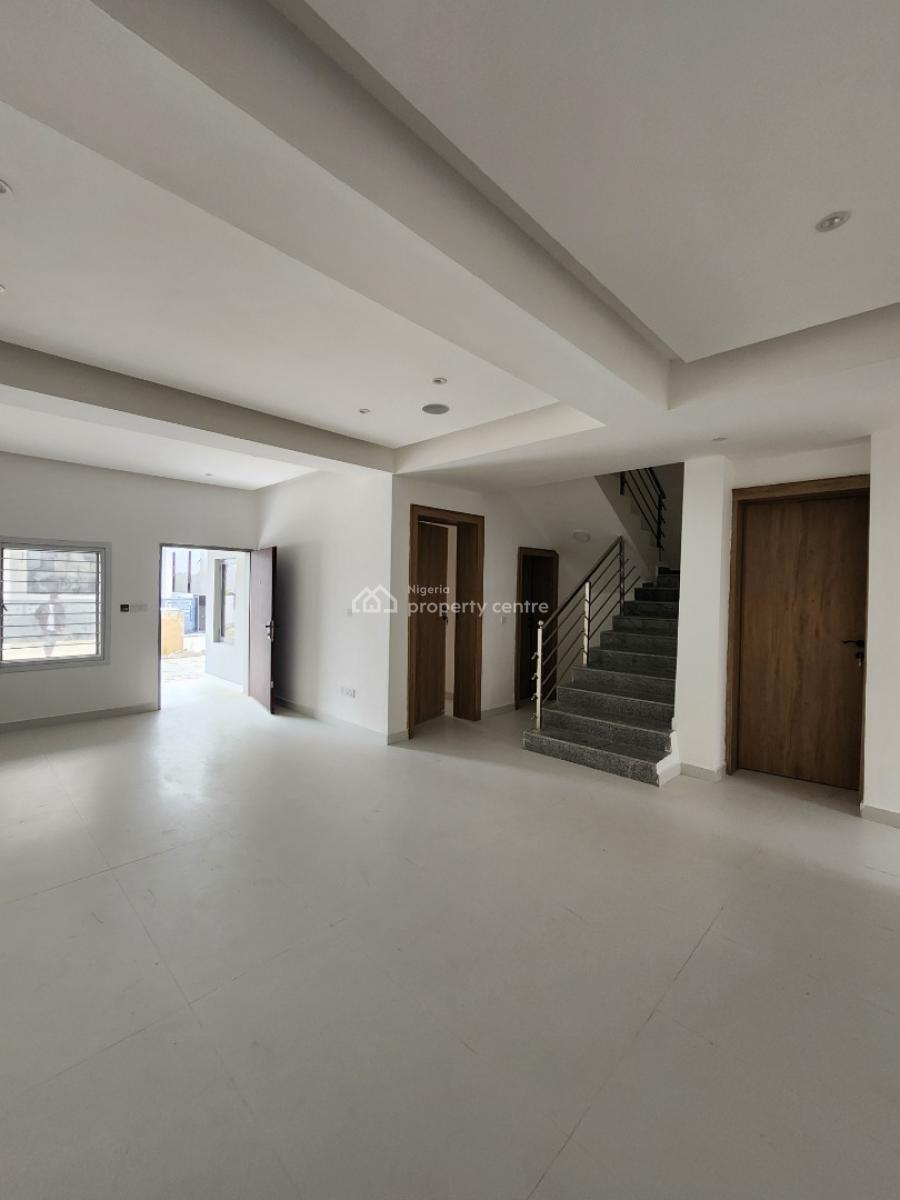 Lovely 4 Bedroom Terrace Duplex + Bq in a Secured Estate, Chevron Toll Gate, Lekki Conservation, Lekki, Lagos, Terraced Duplex for Sale