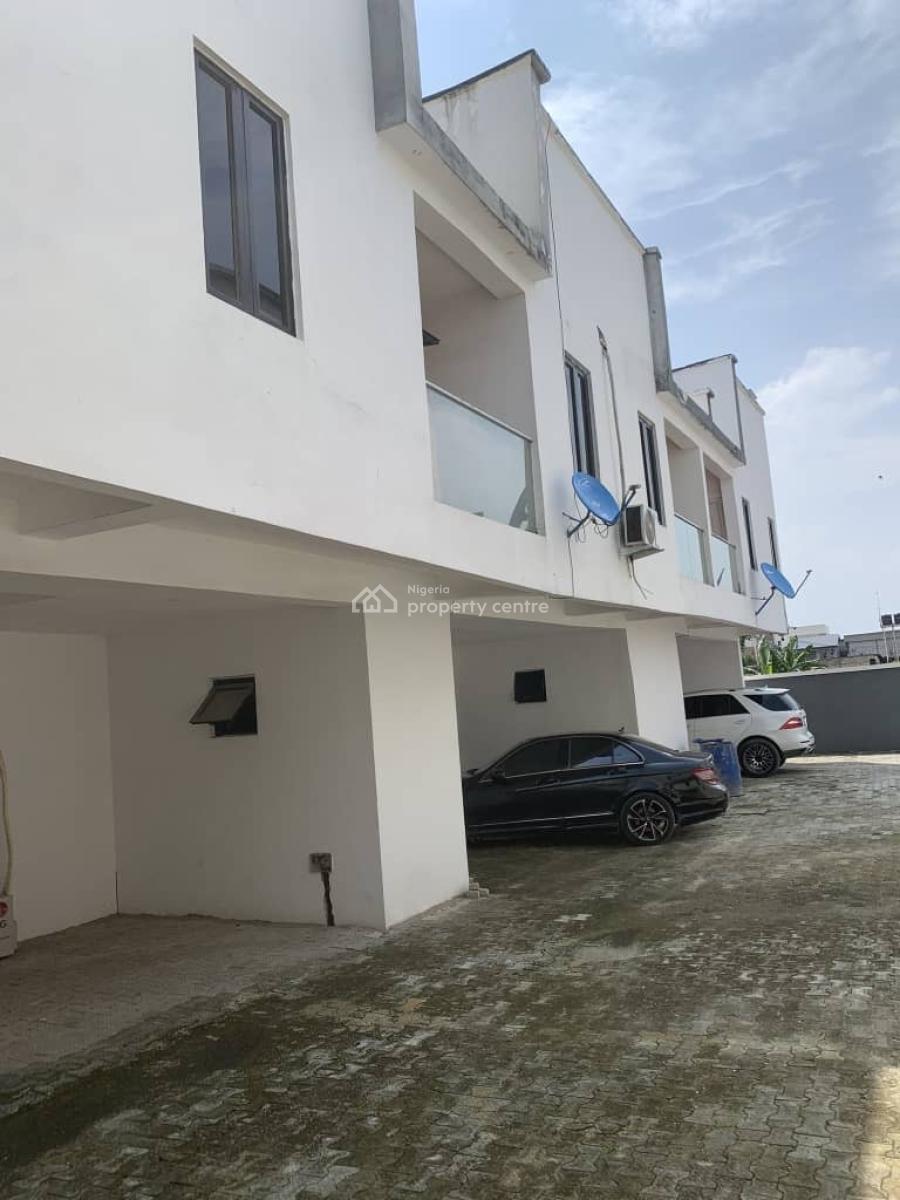4-bedroom Terrace Duplex with Solar, Atlantic Nominees Estate, Peperoni Bus-stop, Ajah, Lagos, Terraced Duplex for Sale
