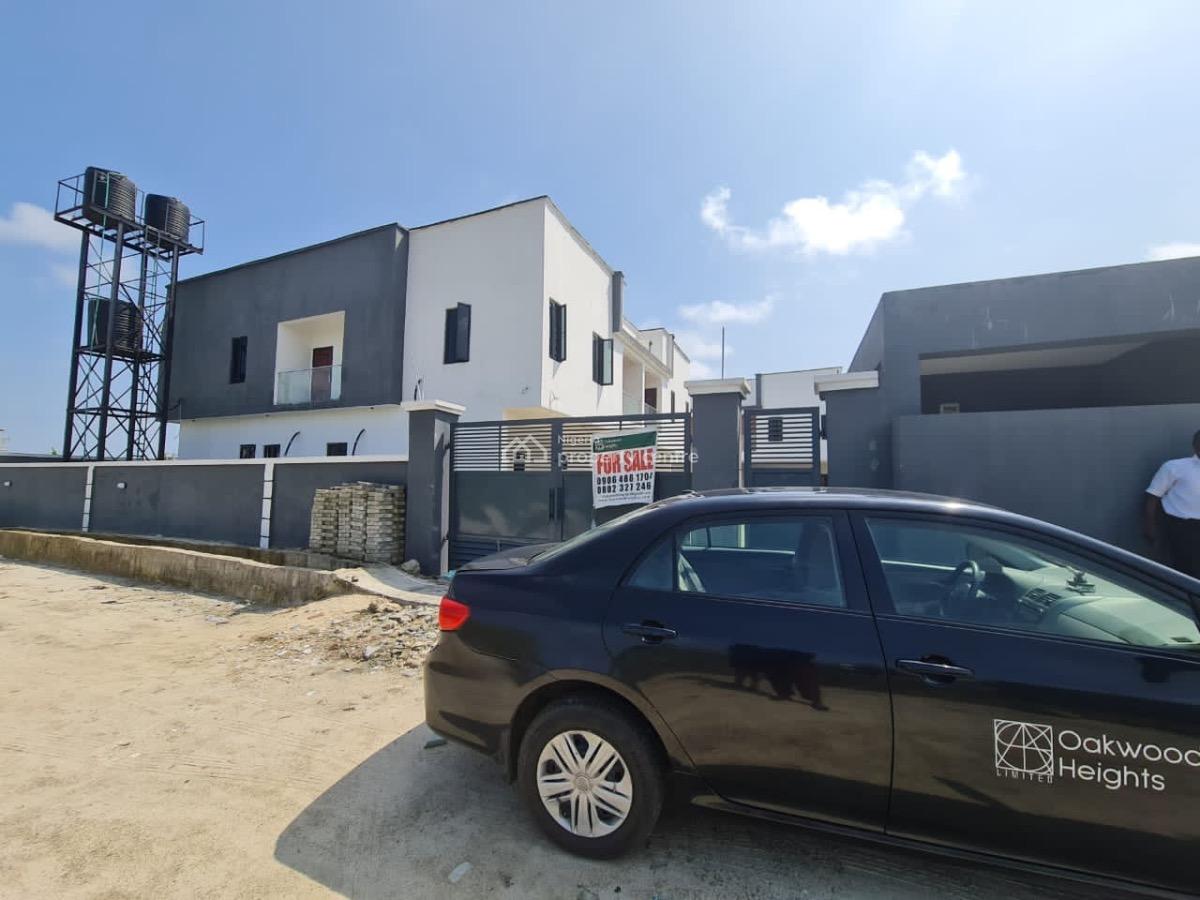 4-bedroom Terrace Duplex with Solar, Atlantic Nominees Estate, Peperoni Bus-stop, Ajah, Lagos, Terraced Duplex for Sale