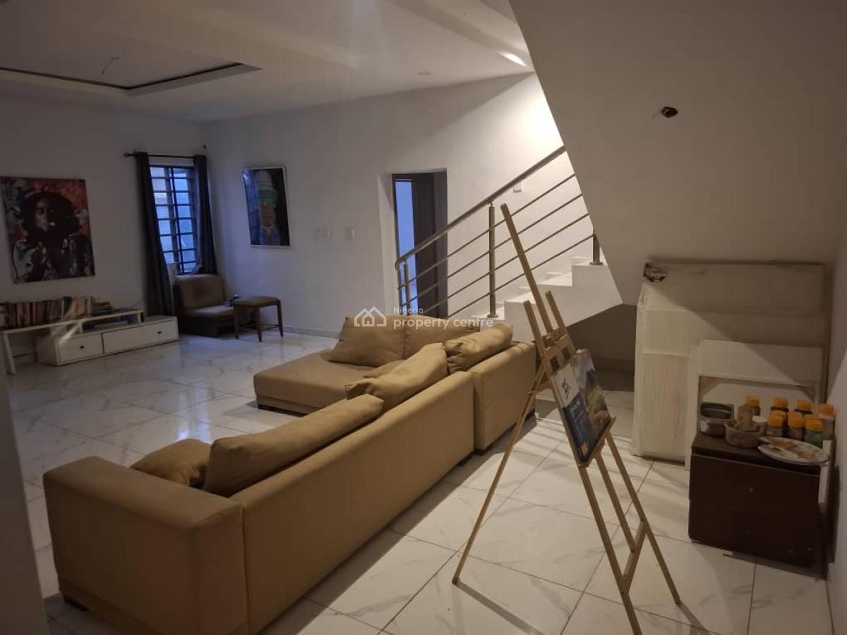 4-bedroom Terrace Duplex with Solar, Atlantic Nominees Estate, Peperoni Bus-stop, Ajah, Lagos, Terraced Duplex for Sale