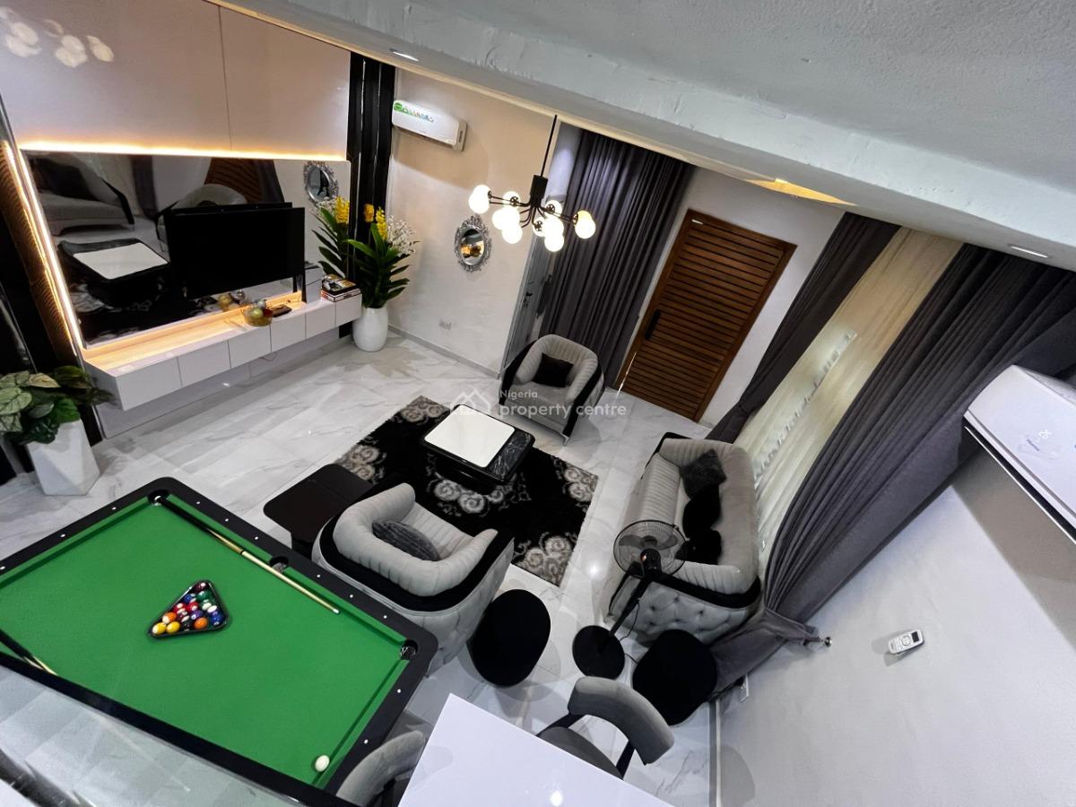 Newly Serviced 3 Bedroom Duplex with Ps5 & Snooker, Opebi, Ikeja, Lagos, Semi-detached Duplex Short Let