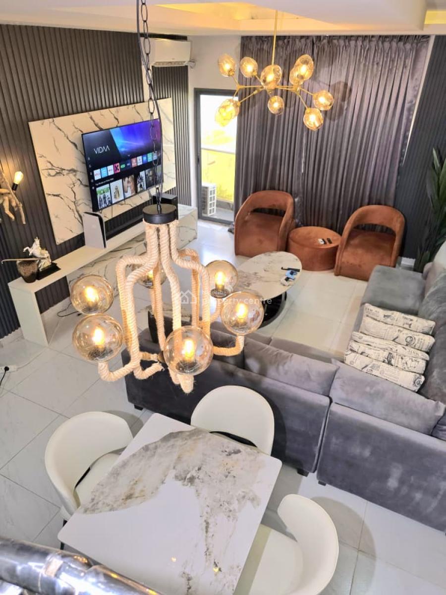 Waterfront 2 Bedroom Maisonette with Ps5, Osborne Foreshore Estate, Phase 2, Ikoyi, Lagos, Flat / Apartment Short Let