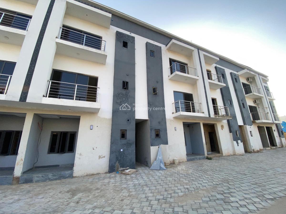 Newly Built 4 Bedroom Terrace Duplex with a Room Bq in a Decent Estate, Katampe Main, Katampe, Abuja, Terraced Duplex for Sale