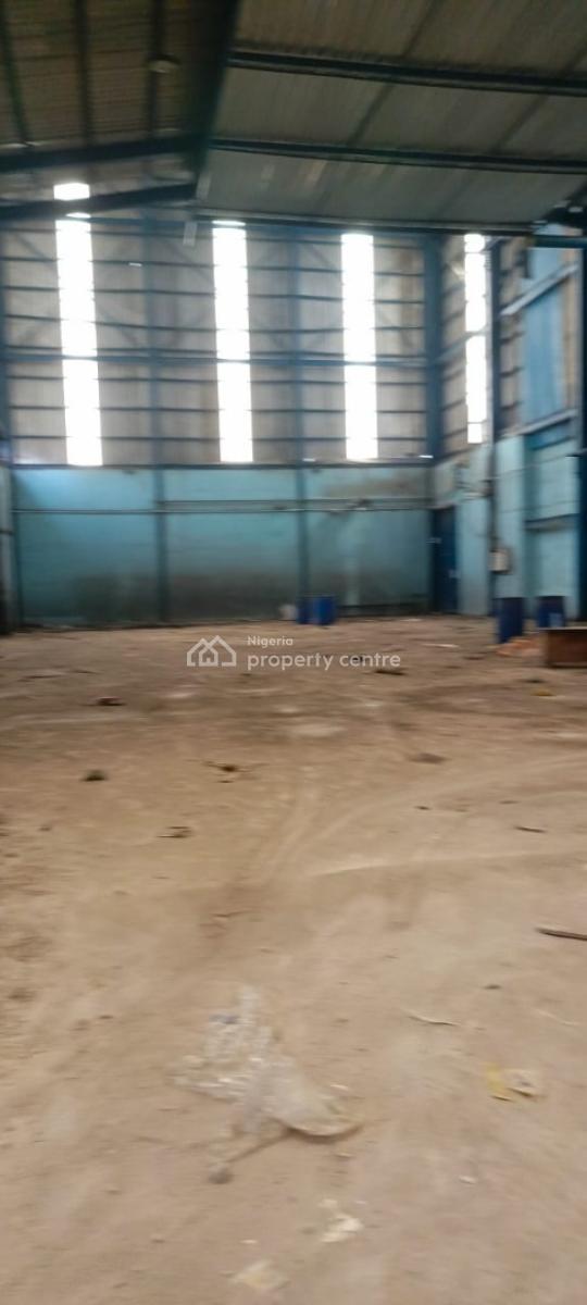 Big Industrial Warehouses on (8,000sqm) + Admin Office, @ Moshalashi Kola B/stop, Directly Along Lagos/abeokuta Expres, Lagos, Alagbado, Ifako-ijaiye, Lagos, Warehouse for Sale