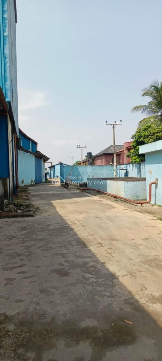 Big Industrial Warehouses on (8,000sqm) + Admin Office, @ Moshalashi Kola B/stop, Directly Along Lagos/abeokuta Expres, Lagos, Alagbado, Ifako-ijaiye, Lagos, Warehouse for Sale