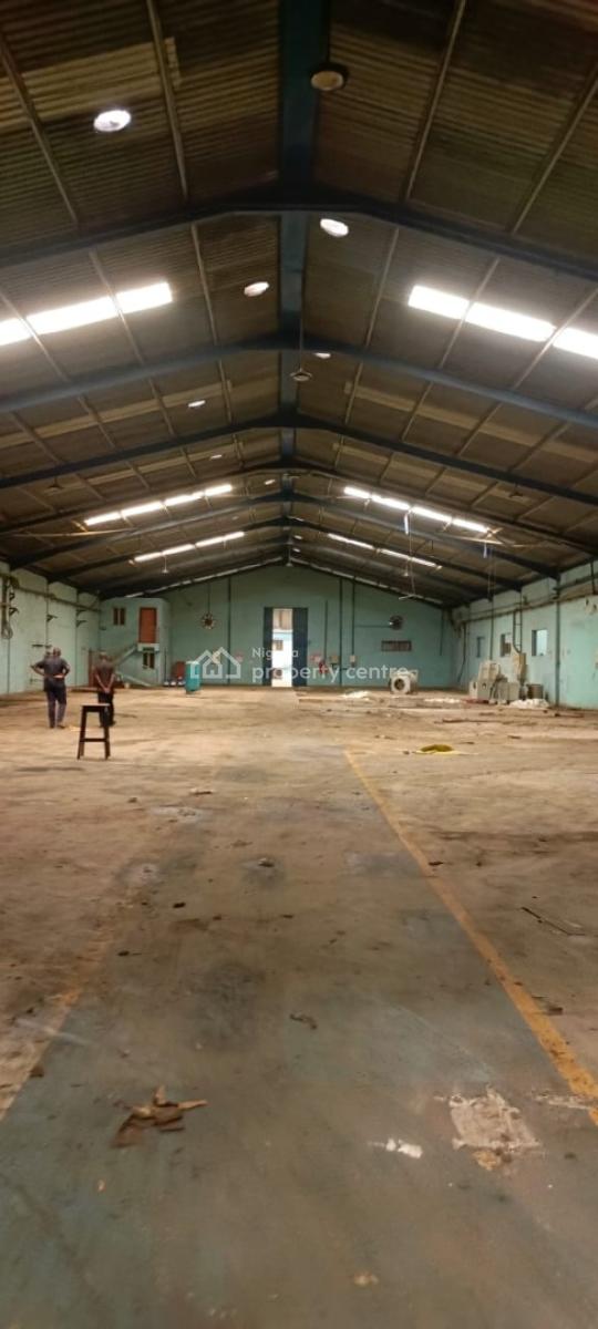 Big Industrial Warehouses on (8,000sqm) + Admin Office, @ Moshalashi Kola B/stop, Directly Along Lagos/abeokuta Expres, Lagos, Alagbado, Ifako-ijaiye, Lagos, Warehouse for Sale